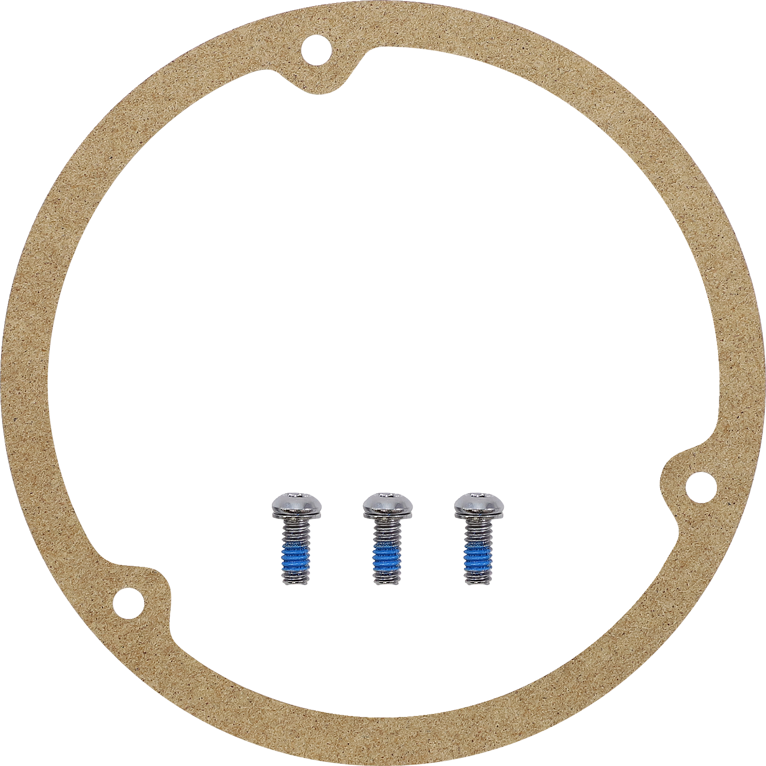 DRAG SPECIALTIES Live to Ride Derby Cover - 3 Hole - Gold 33-0010DA