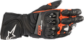 ALPINESTARS GP Plus R v2 Gloves - Black/Fluo Red - Small 3556520-1030-S