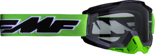 FMF PowerBomb Goggles - Rocket - Lime - Clear F-50036-00007 2601-3177