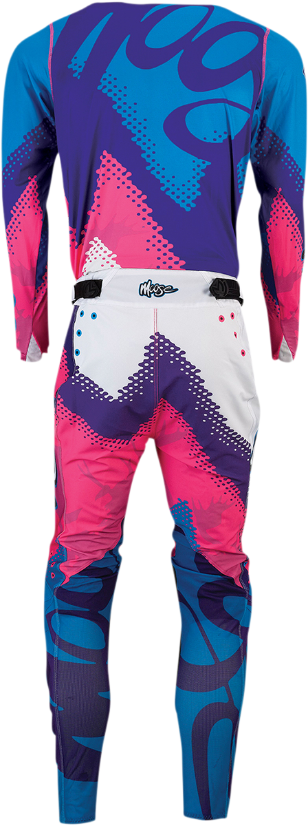 MOOSE RACING Agroid Jersey - Pink/Blue/Purple - XL 2910-6383