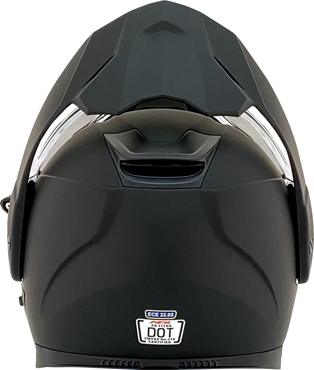 AFX FX-111DS Snow Helmet - Electric - Matte Black - Medium 0120-0800