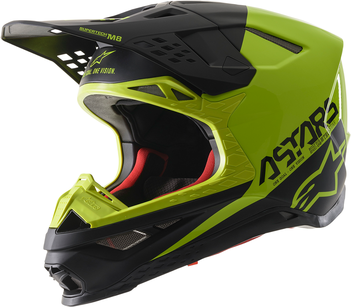 ALPINESTARS Supertech M8 Helmet - Echo - MIPS® - Black/Yellow - XL 8302621-1158-XL