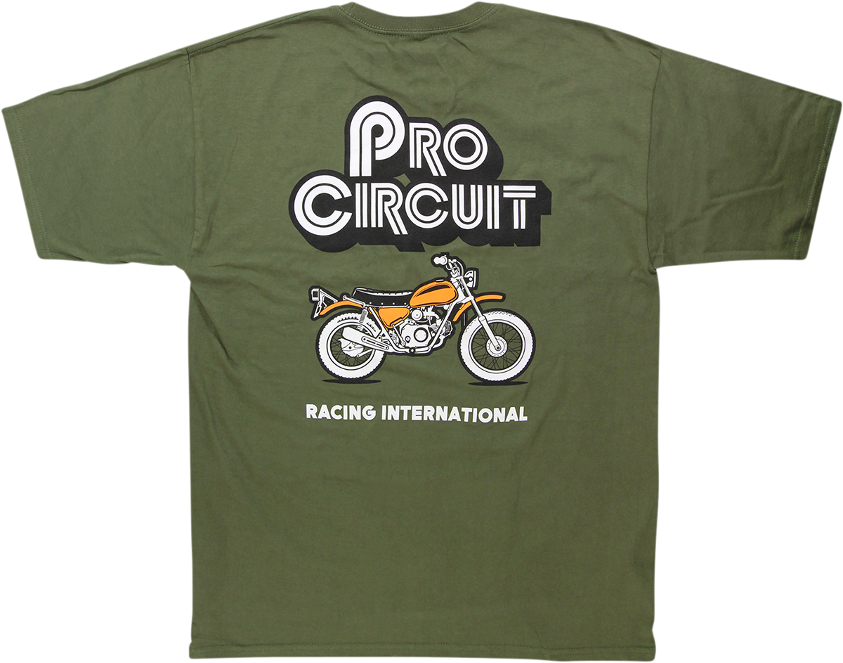 PRO CIRCUIT Pit Bike T-Shirt - Green - XL 6431720-040