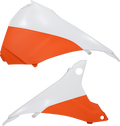 ACERBIS Airbox Cover - White/Orange 2374125412