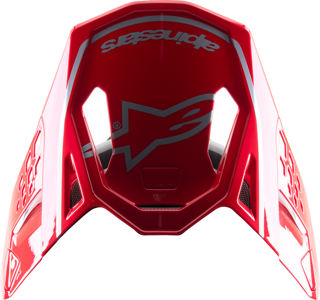 ALPINESTARS Supertech M10 Visor - Acumen - Red/Black/Silver 8987323-3319