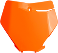 UFO Front Number Plate - Orange KT04094127