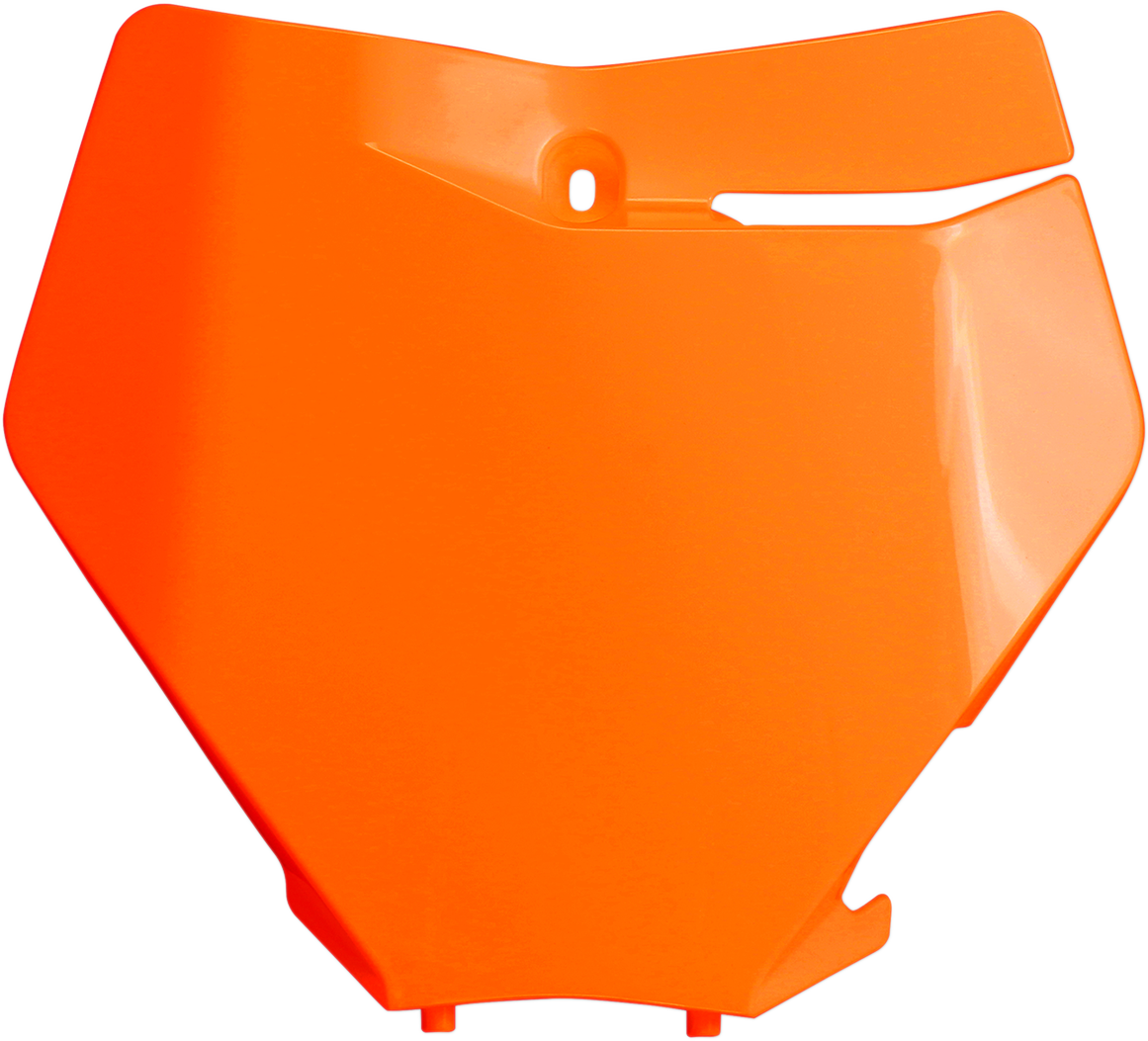 UFO Front Number Plate - Orange KT04094127