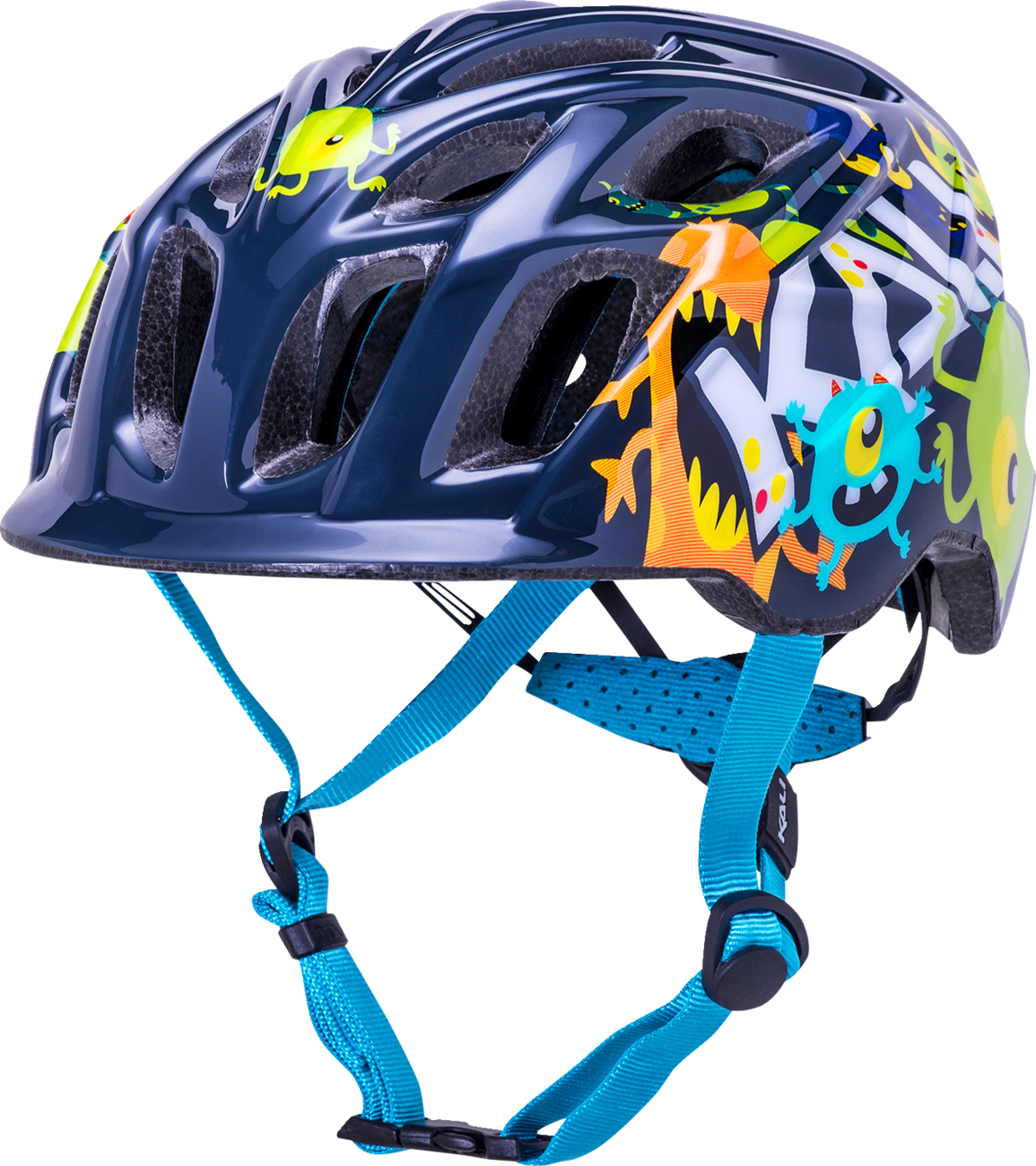 KALI Child Chakra Helmet - Monsters - Black - Small 221020425