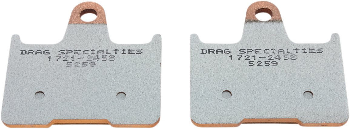 DRAG SPECIALTIES Sintered Brake Pads - Sportster FIT 14-21 XL MODELS HDP537