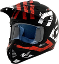AFX FX-17Y Helmet - Attack - Matte Black/Red - Small 0111-1402