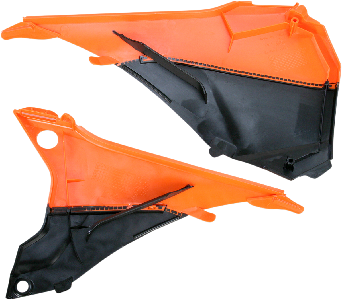 ACERBIS Airbox Cover - Orange/Black 2374121008