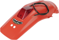 UFO Enduro Rear Fender with 21/5W Light - '90 CR Orange HO02650121