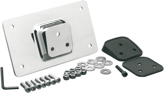 DRAG SPECIALTIES Fender License Plate Mount - Chrome 090205-BC4