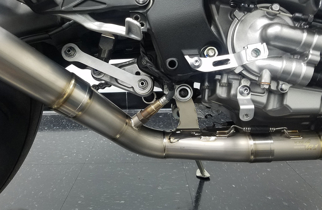 Graves Exhaust  Full Titanium Exhaust System With Titanium 200mm Silencer R1 15-23  Exy-17r1-Ftt20