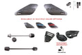 T-rex 2013 - 2014 BMW S1000RR HP4 No Cut Frame Front & Rear Axle Sliders Case Covers Spools