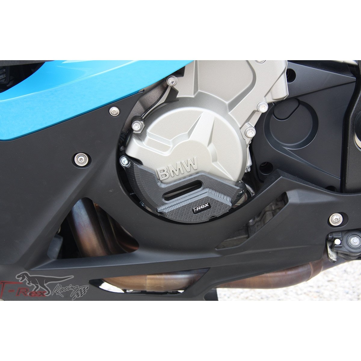 T-rex 2013 - 2014 BMW S1000RR HP4 No Cut Frame Front & Rear Axle Sliders Case Covers Spools