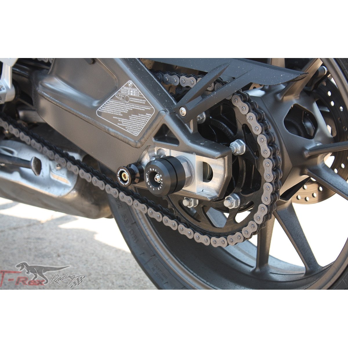 T-rex 2013 - 2014 BMW S1000RR HP4 No Cut Frame Front & Rear Axle Sliders Case Covers Spools