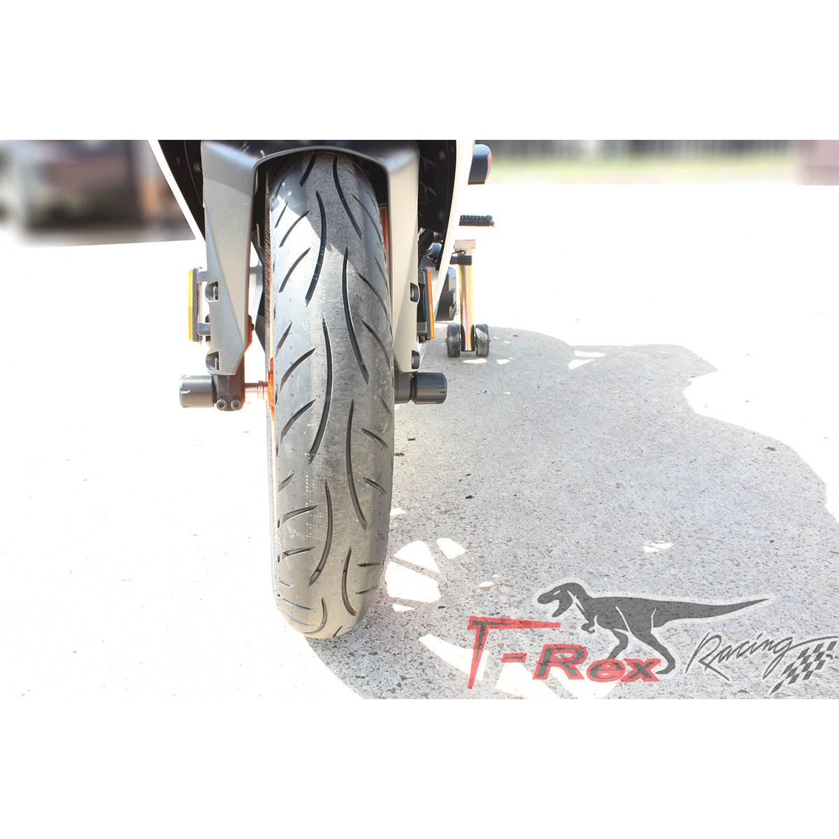 T-rex racing no cut frame front axle sliders case covers spools ktm rc 390 16-20