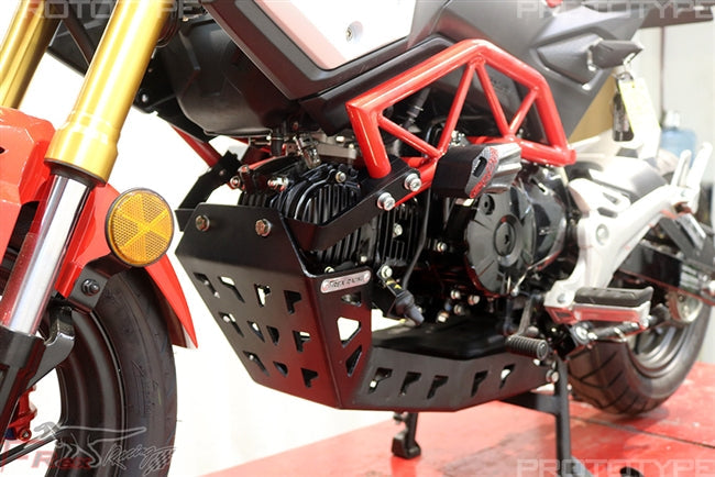 T-rex skid plate + engine guard crash cages honda grom/msx125 17-20