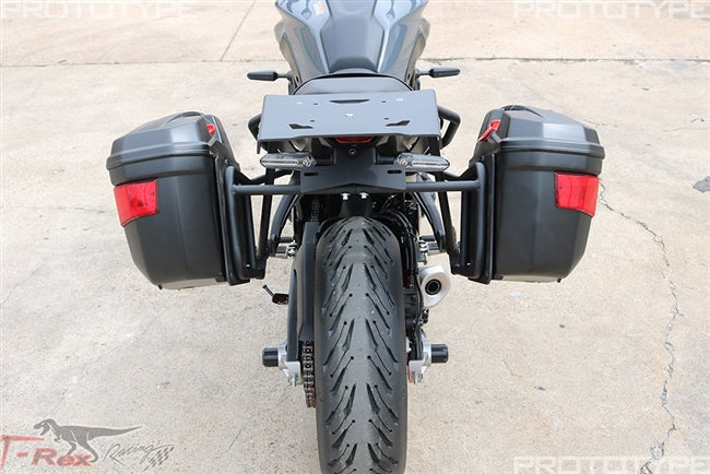 T-REX 2015 - 2021 Yamaha FZ-07 / MT-07 / XSR700 Side Luggage Racks w/ 22LT Side Cases N74-15SLR