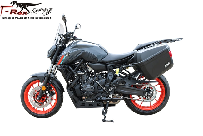 T-REX 2015 - 2021 Yamaha FZ-07 / MT-07 / XSR700 Side Luggage Racks w/ 22LT Side Cases N74-15SLR