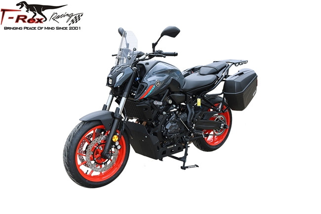 T-REX 2015 - 2021 Yamaha FZ-07 / MT-07 / XSR700 Side Luggage Racks w/ 22LT Side Cases N74-15SLR