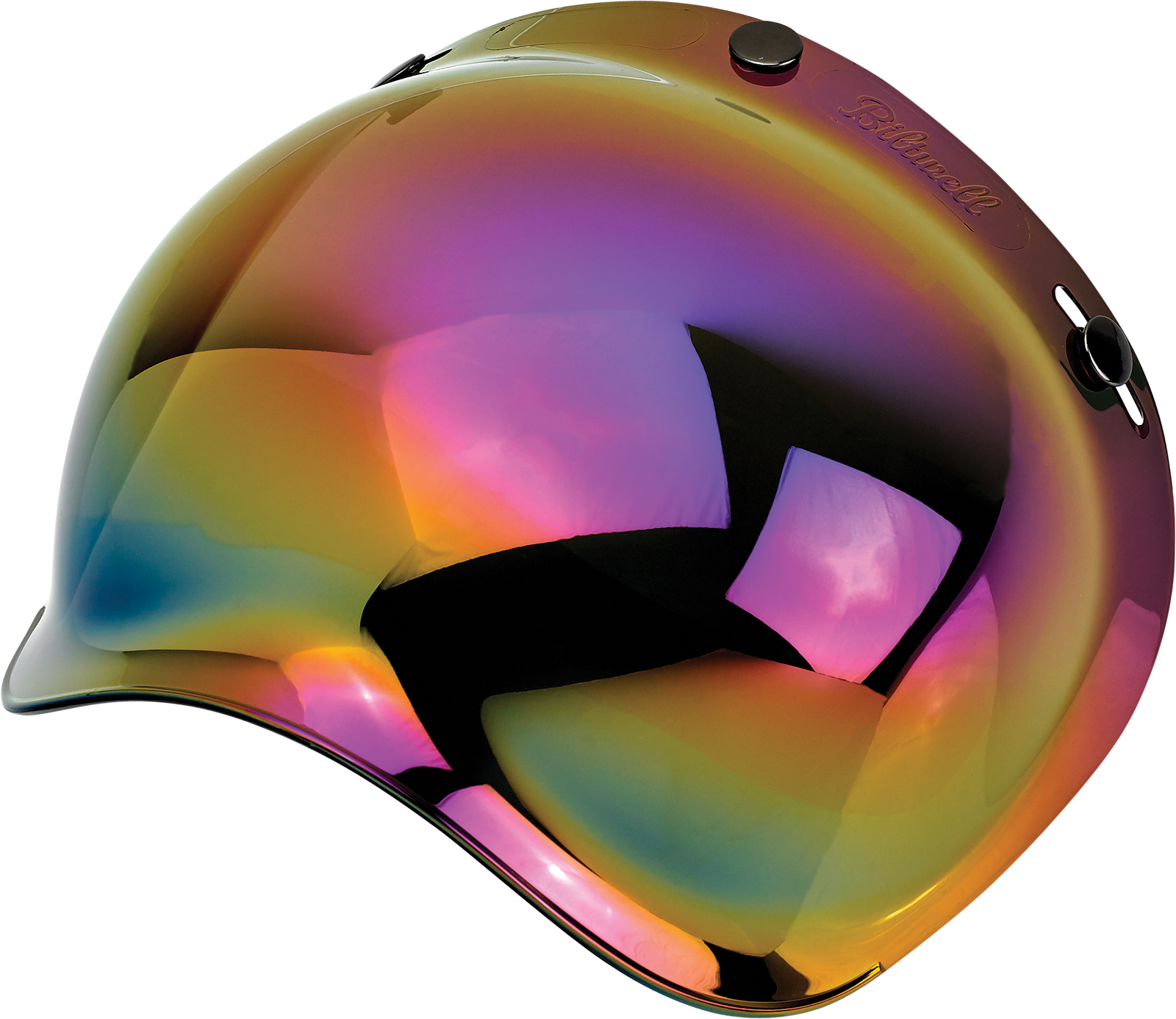 BILTWELL Bubble Shield - Rainbow Mirror 2001-223