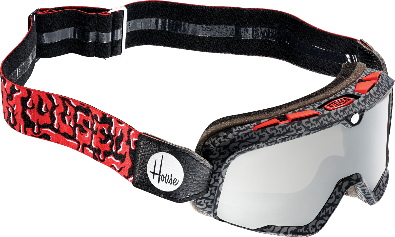 100% Barstow Goggles - House Ind. - Silver Mirror 50002-252-15