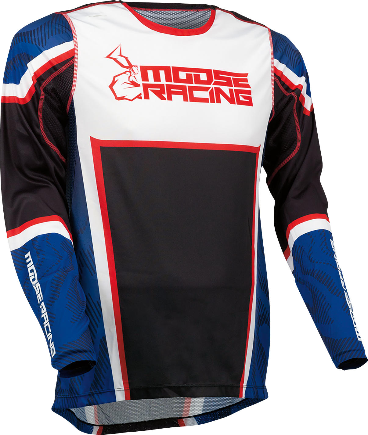 MOOSE RACING Agroid Jersey - Red/White/Blue/Black - Small 2910-7402