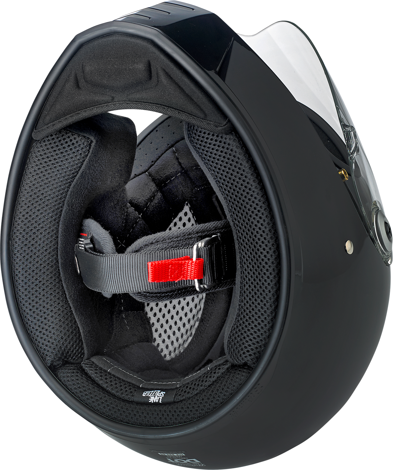 BILTWELL Lane Splitter Helmet - Gloss Black - Large 1004-101-104