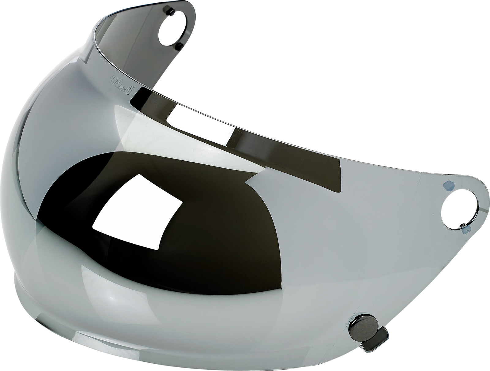 BILTWELL Gringo S Gen 2 Shield - Bubble - Chrome Mirror 1113-221
