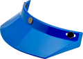 BILTWELL Moto 3-Snap Visor - Blue 2002-564