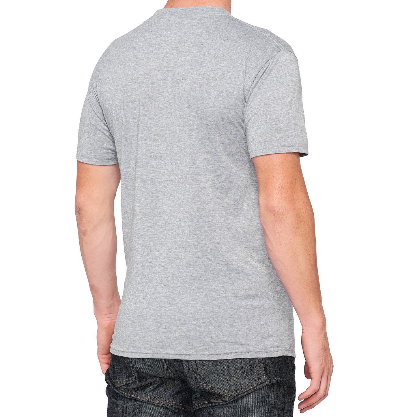 100% Tech Helix T-Shirt - Heather Gray - Small 35016-188-10