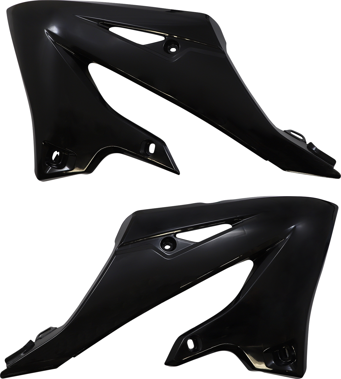 UFO Radiator Cover Black YZ125/250 2022-2023 YA04876-001