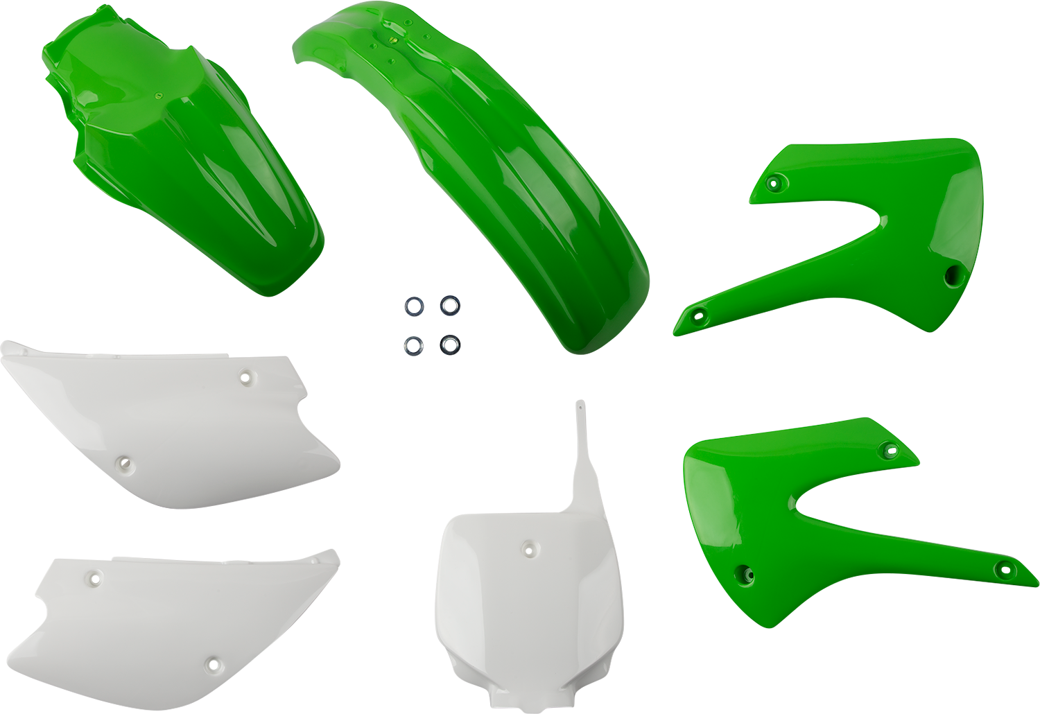 UFO Replacement Body Kit - OEM Green/White KAKIT207-999