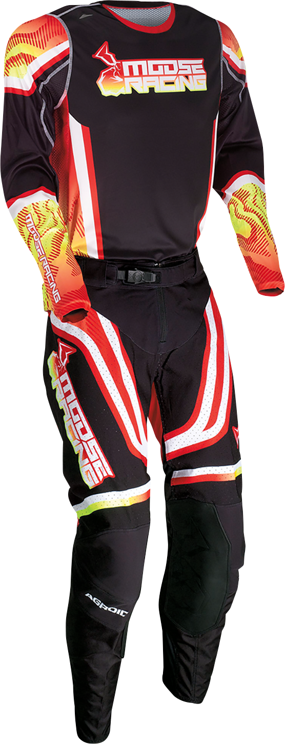MOOSE RACING Agroid Jersey - Red/Yellow/Black - Small 2910-7390