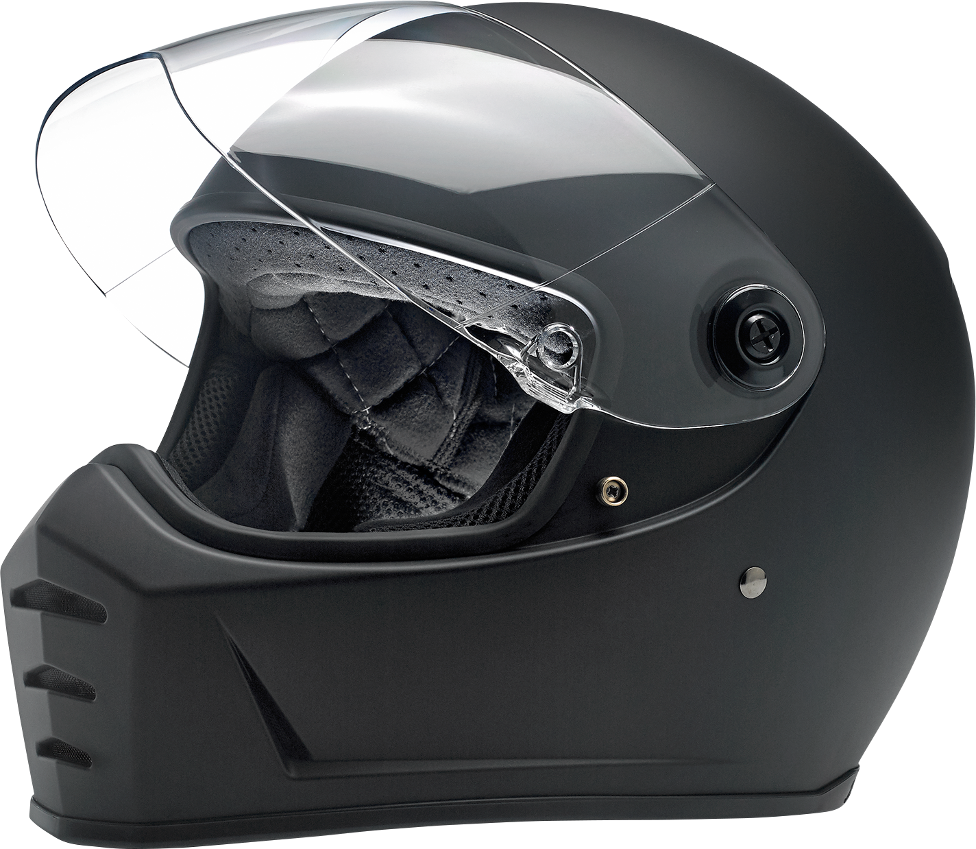 BILTWELL Lane Splitter Helmet - Flat Black - 2XL 1004-201-106