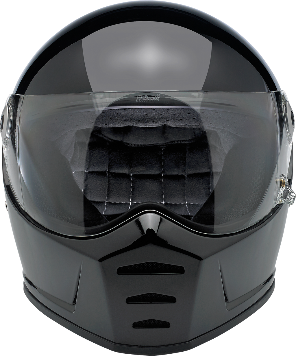 BILTWELL Lane Splitter Helmet - Gloss Black - Large 1004-101-104