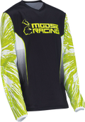 MOOSE RACING Youth Agroid Jersey - Hi-Vis/Black - Small 2912-2272