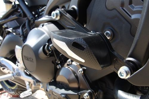 T-rex racing 2013 - 2019 yamaha fz-09 / mt-09 / fj-09 / tracer 900 / xsr900 no cut frame sliders
