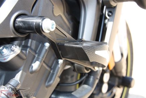 T-rex racing 2013 - 2019 yamaha fz-09 / mt-09 / fj-09 / tracer 900 / xsr900 no cut frame sliders
